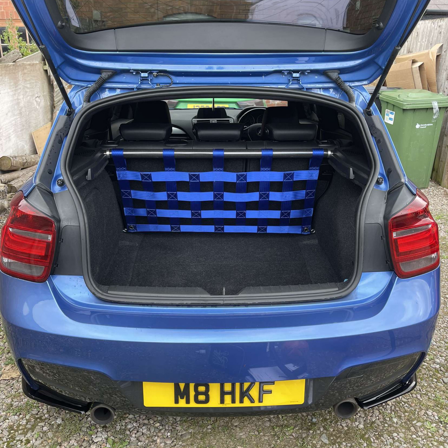BMW 1 Series F21 M135i M140i Strut bar and Cargo net - AR DESIGNS UK