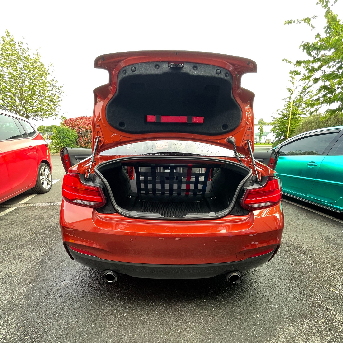 BMW 2 Series F22 F87 M235i M240i M2 Strut bar and Cargo net - AR DESIGNS UK