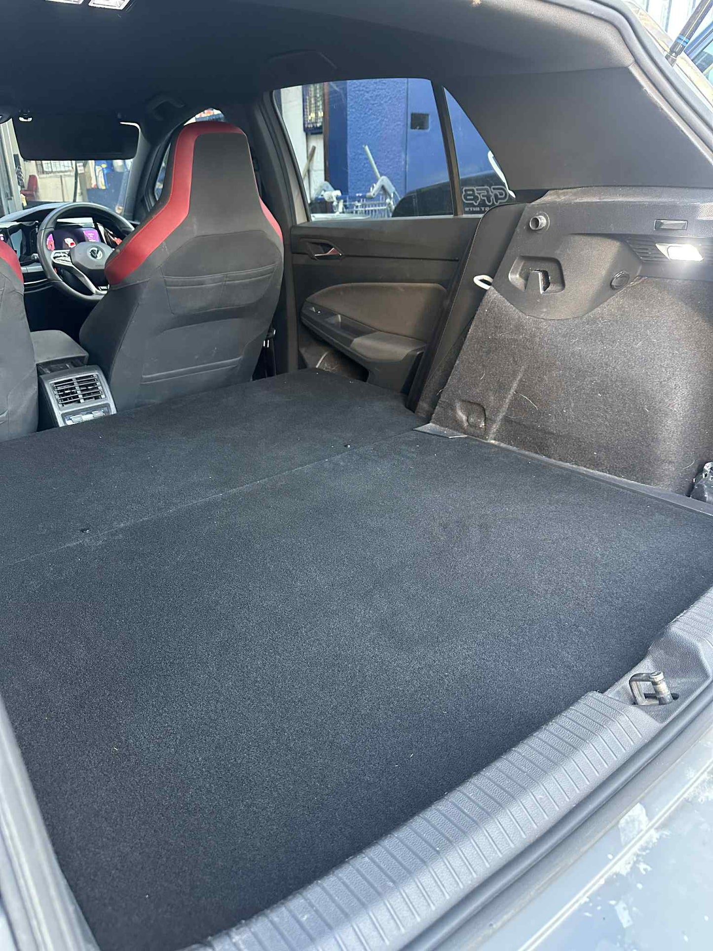 VW MK8 golf R rear seat delete kit