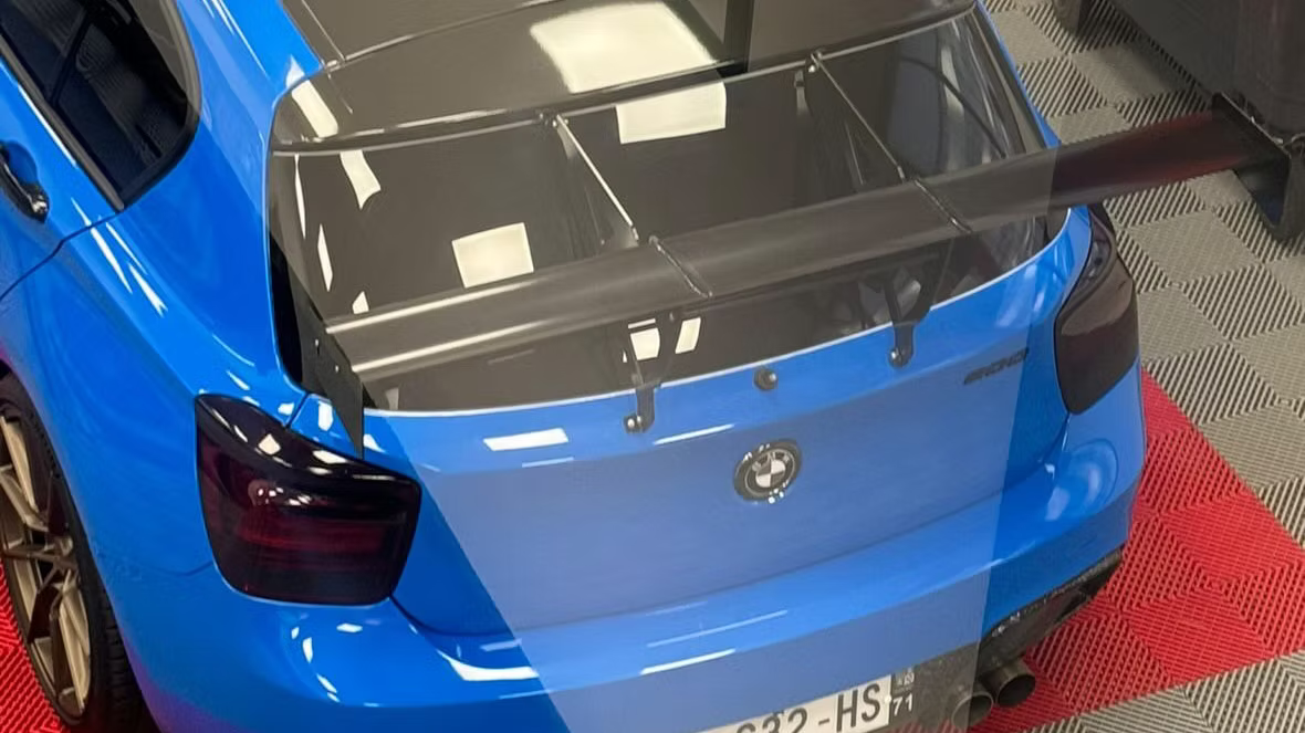 BMW 1 Series hatchback Touring Car Style Spoiler Kit by MGC Modifications