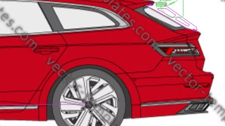 VW Arteon Estate Spoiler Kit By MGC Modifications