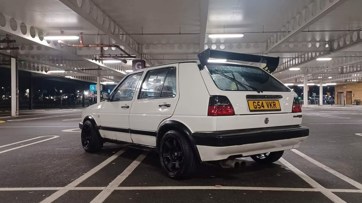 Volkswagen Golf mk2 Side Mount Spoiler Kit By MGC Modifications
