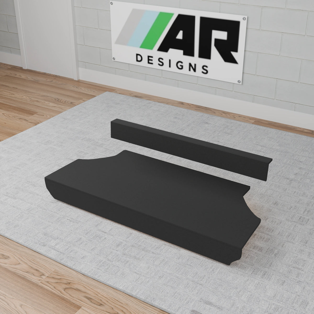 BMW M2 - Top Cover rear seat delete kit in black OEM carpet