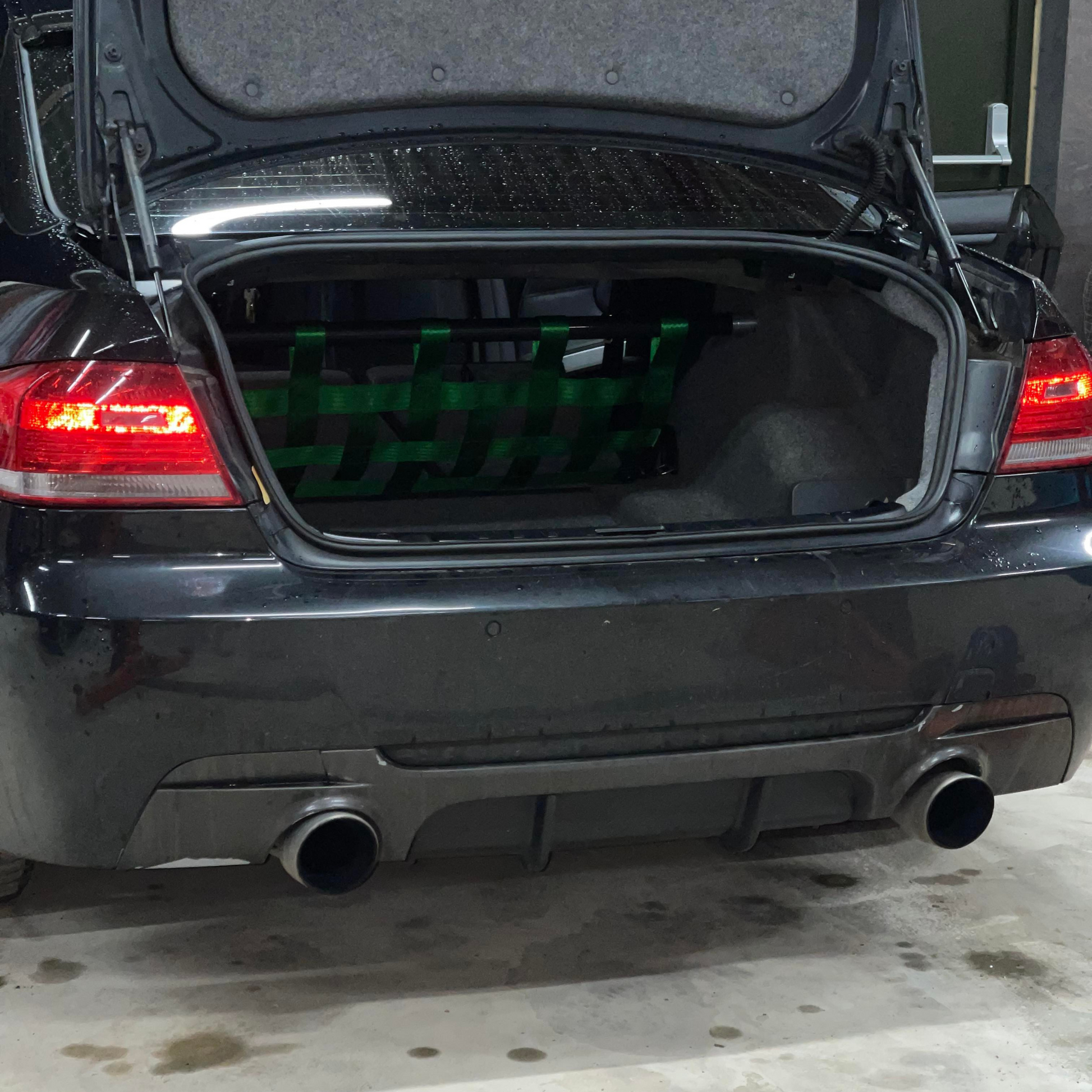 BMW 3 Series E92 Strut bar and Cargo net - AR DESIGNS UK