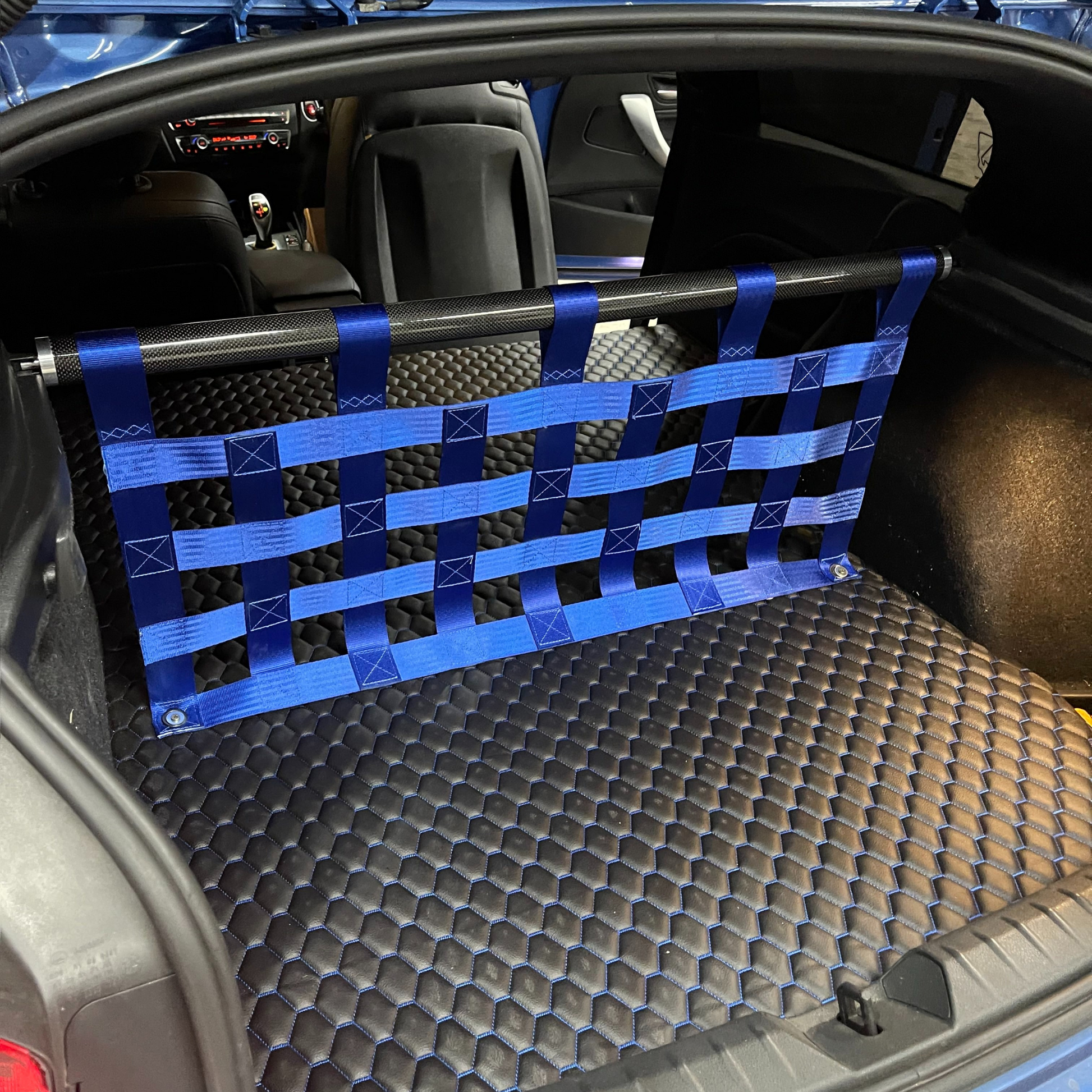 BMW 1 Series F21 M135i M140i Strut bar and Cargo net - AR DESIGNS UK