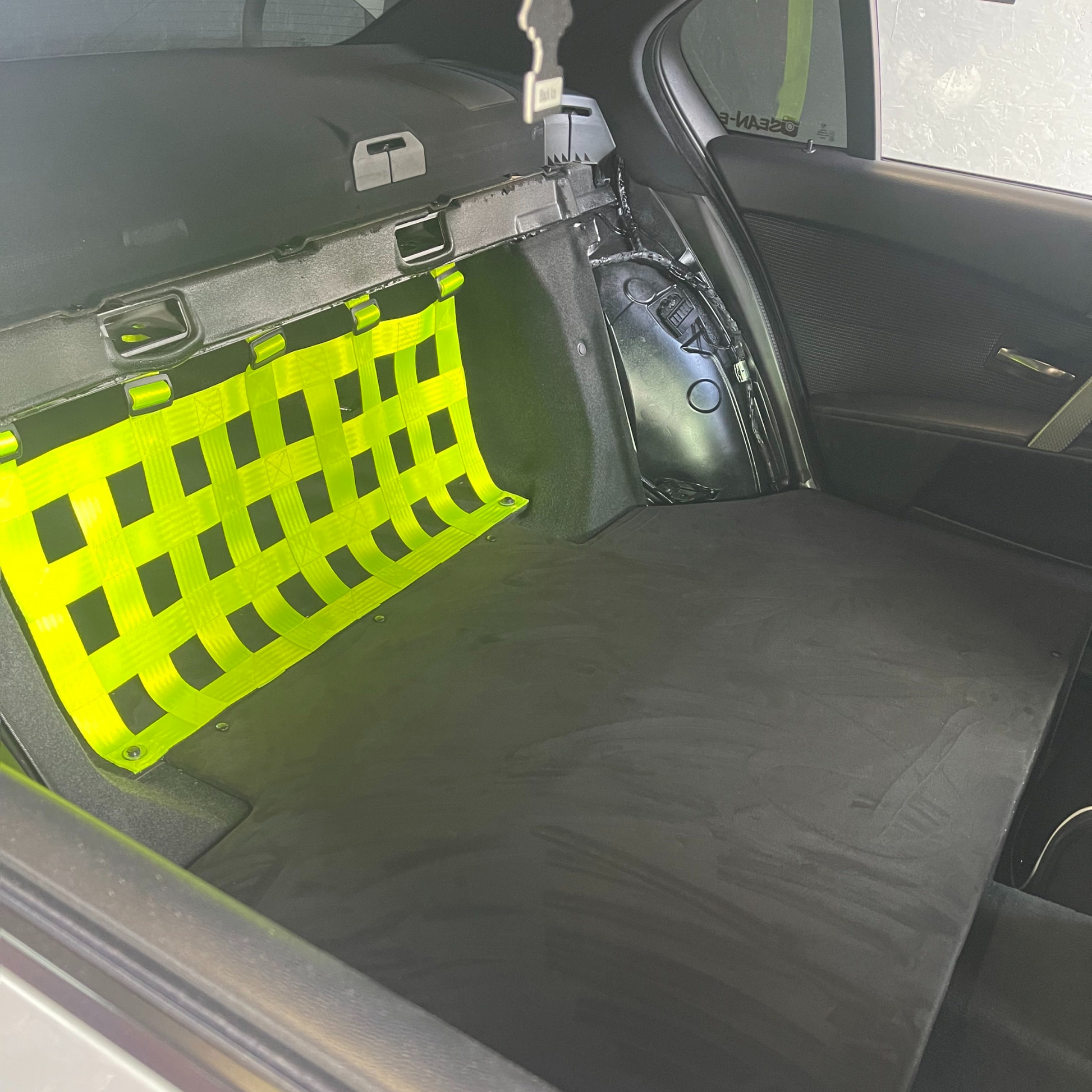 BMW 5 Series E60 M5 Strut bar and Cargo net - AR DESIGNS UK