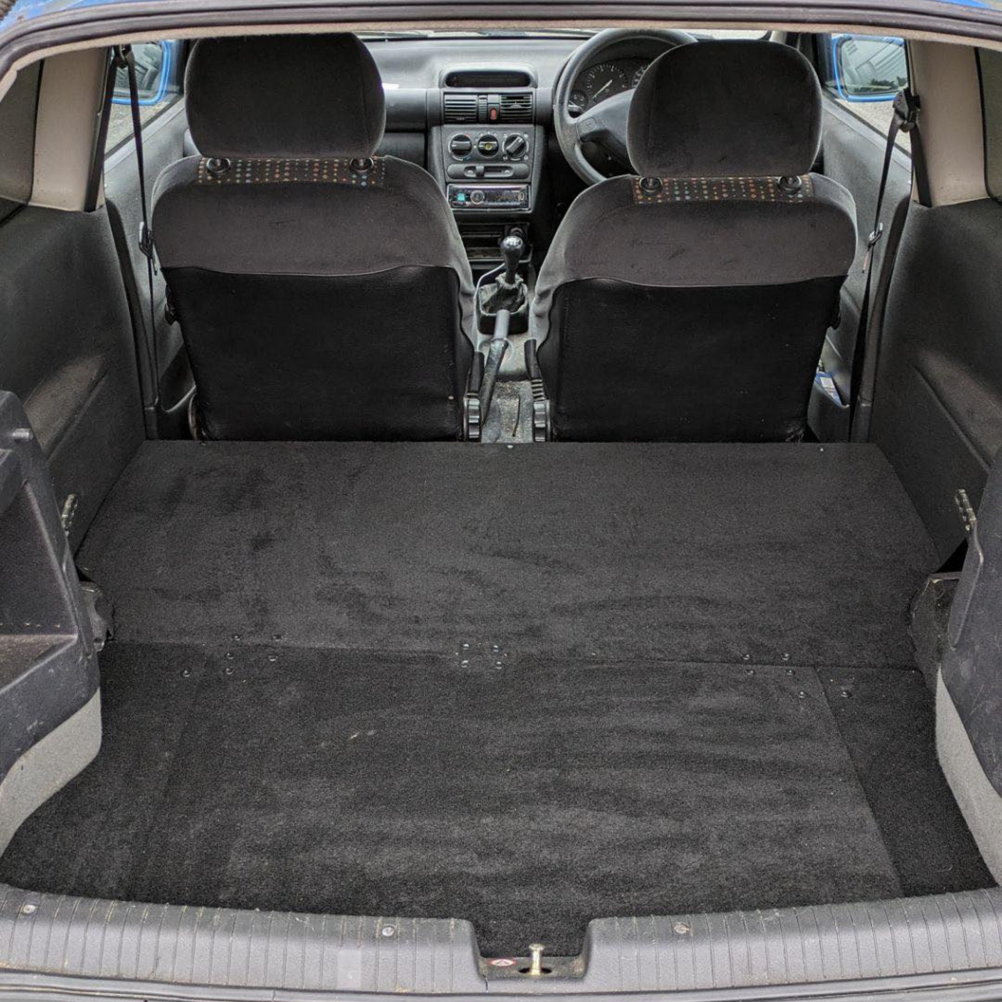 Vauxhall Corsa B Rear Seat Delete