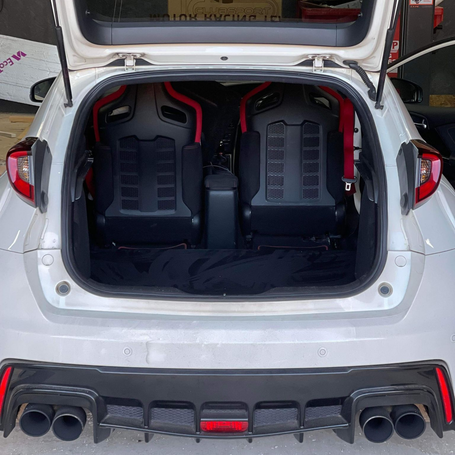 Honda Civic Mk9 FK2 Rear Seat Delete