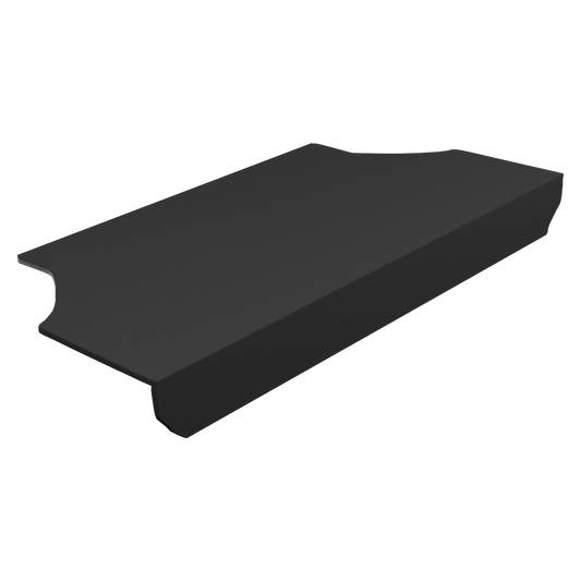 BMW 2 Series F22 F87 M235i M240i M2 Rear seat delete in Black OEM Carpet, enlarged view, transparent background
