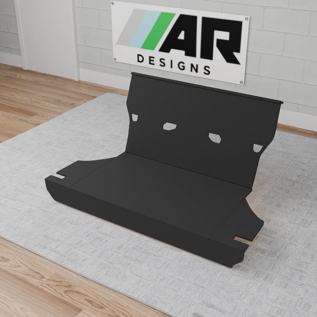 BMW M2 - SW Motorsport Angled Close Off rear seat delete kit in black OEM carpet