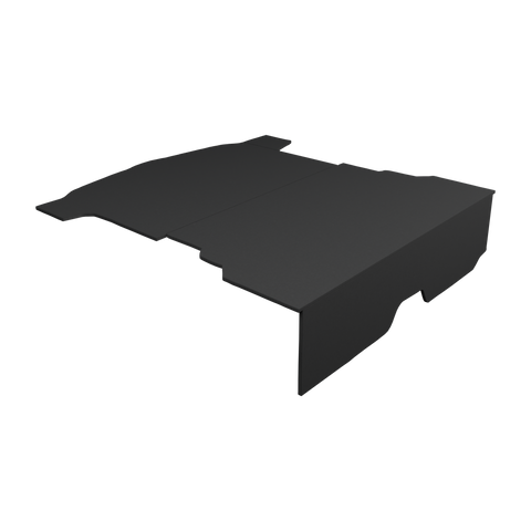 Honda Civic Mk8 FN1 FN2 Rear Seat Delete in Black OEM Carpet, transparent background