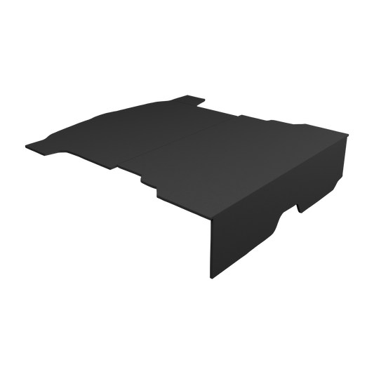 Honda Civic Mk8 FN1 FN2 Rear Seat Delete in Black OEM Carpet, transparent background