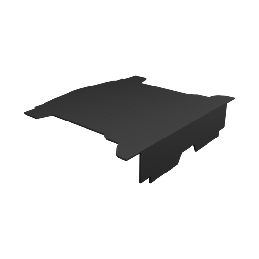 Honda Civic Mk9 FK2 Rear Seat Delete in Black OEM Carpet, transparent background