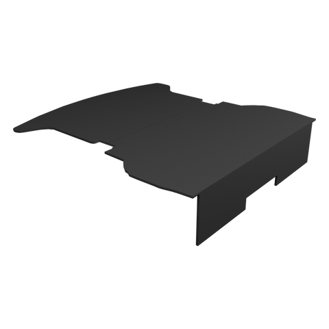 Hyundai i30N Rear Seat Delete in Black OEM Carpet, transparent background