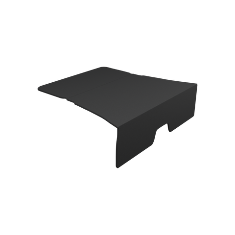 Mini Cooper S R56 Rear Seat Delete in Black OEM Carpet, transparent background