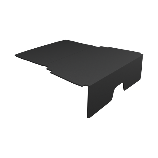 Renault Clio Mk3 197 200 Rear Seat Delete in Black OEM Carpet, transparent background