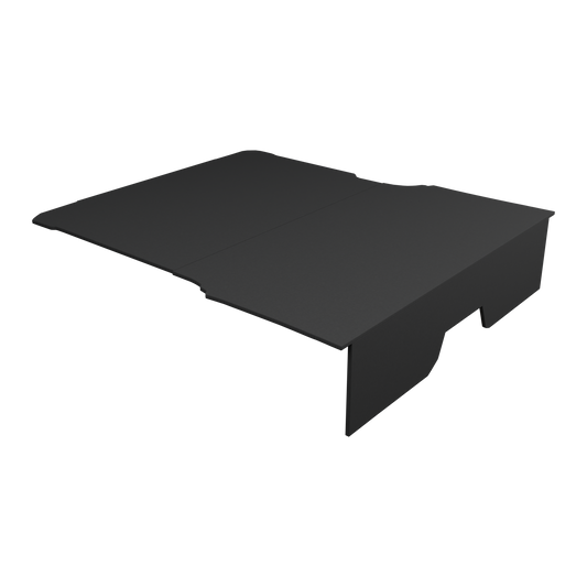 Renault Megane Mk2 RS 225 Rear Seat Delete in Black OEM Carpet, transparent background