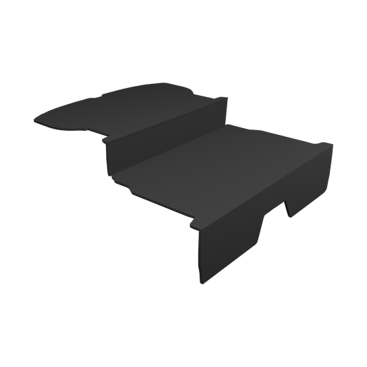 Toyota GR Yaris Rear Seat Delete in Black OEM Carpet, transparent background