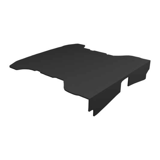 Toyota GR86 Rear Seat Delete in Black OEM Carpet, transparent background