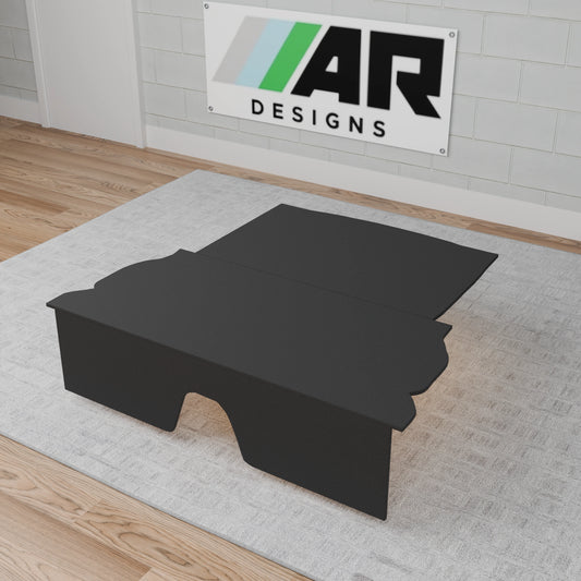 Volkswagen Up - 3 & 5 Door rear seat delete kit in black OEM carpet