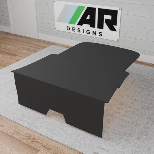 Volvo C30 rear seat delete kit in black OEM carpet