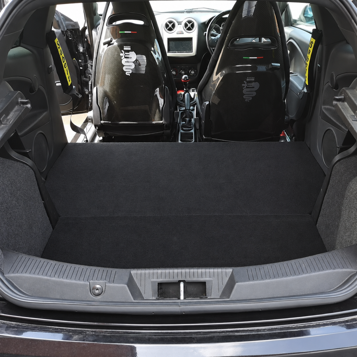 MiTo rear seat delete installed — photo 1