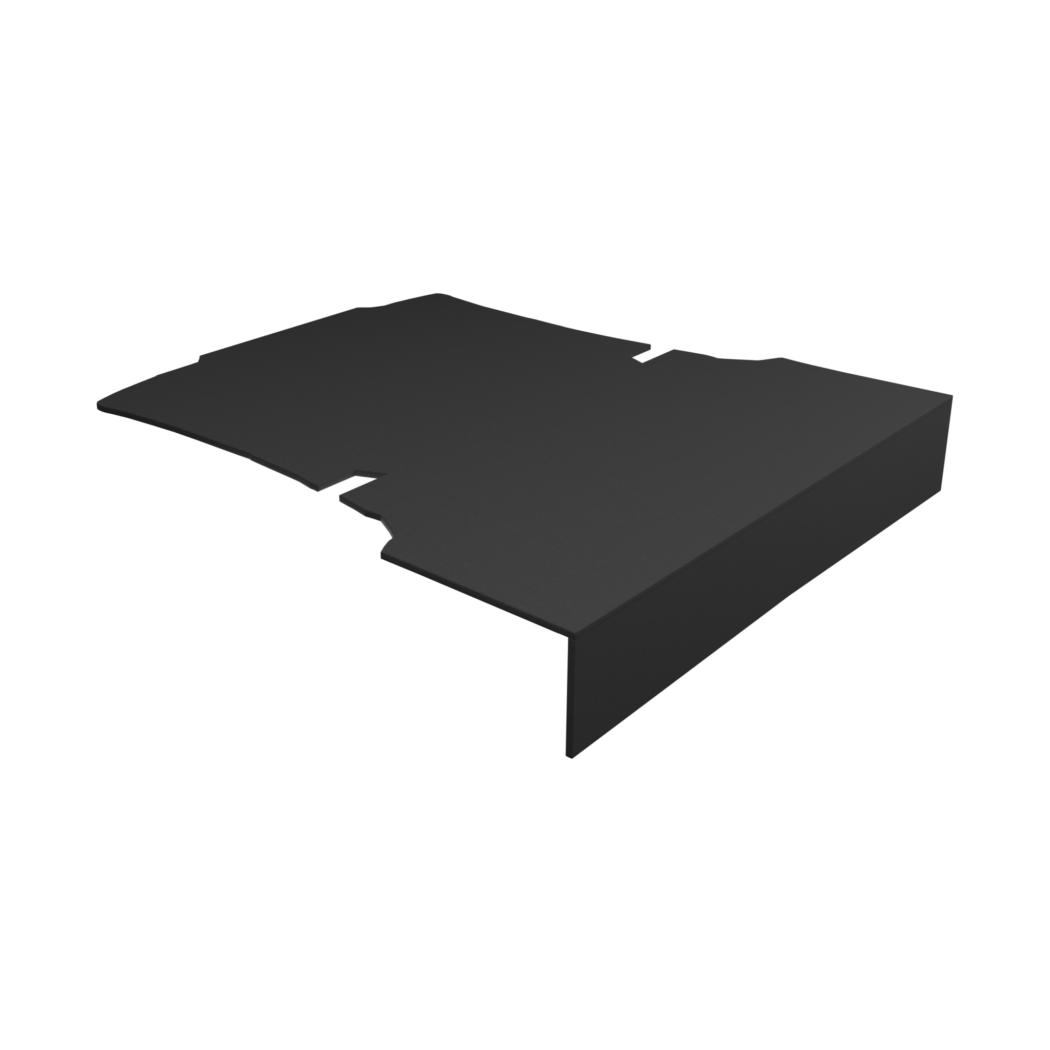 Audi A3 / S3 8L Black OEM Carpet / K Brace kit render, view 2