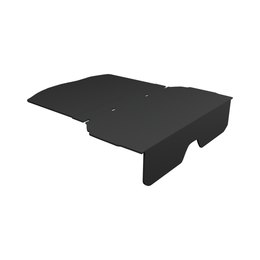 Fiesta Mk7 / Mk7.5 rear seat delete — Black OEM Carpet — Stern Performance Cutouts — view 2